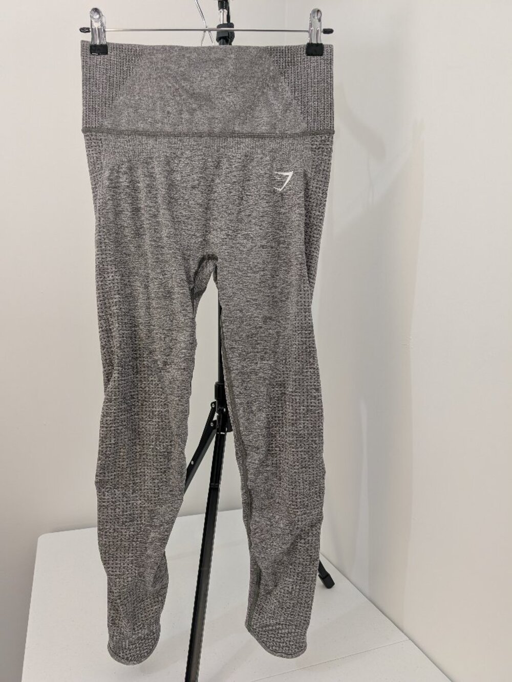 Gymshark Grey Marl Seamless High Waisted Leggings Size M